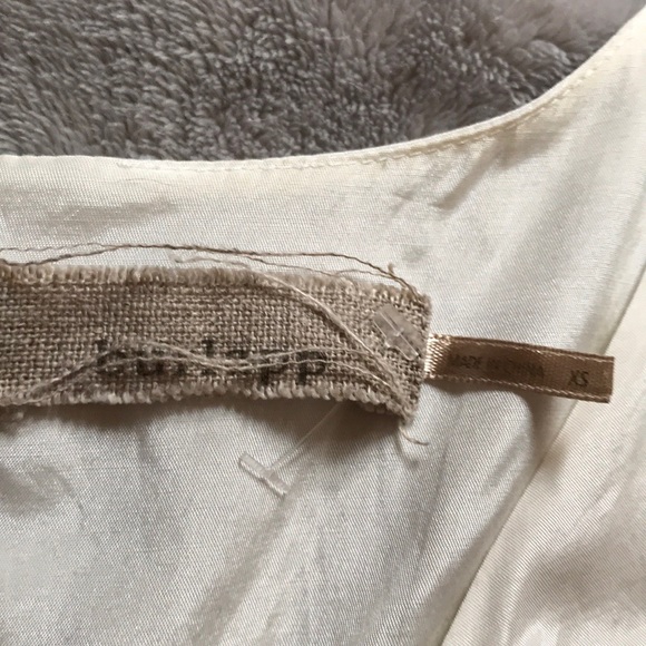 Anthropologie Flower Striped Dress NWOT - Picture 4 of 6